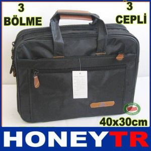 FONKSİYONEL 3 BÖLME 15.4" LAPTOP NOTBOK ÇANTASI