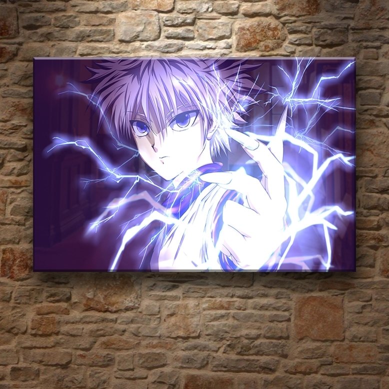 HUNTERXHUNTER KILLUA 7 değişen ölçü ORİJİNAL KANVAS TABLO