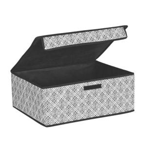 Silinebilir Kumaştan Katlanır Baza ve Çekyat Altı Sepet 39x50x19cm Kirli Çamaşır ile Oyuncak Sepeti