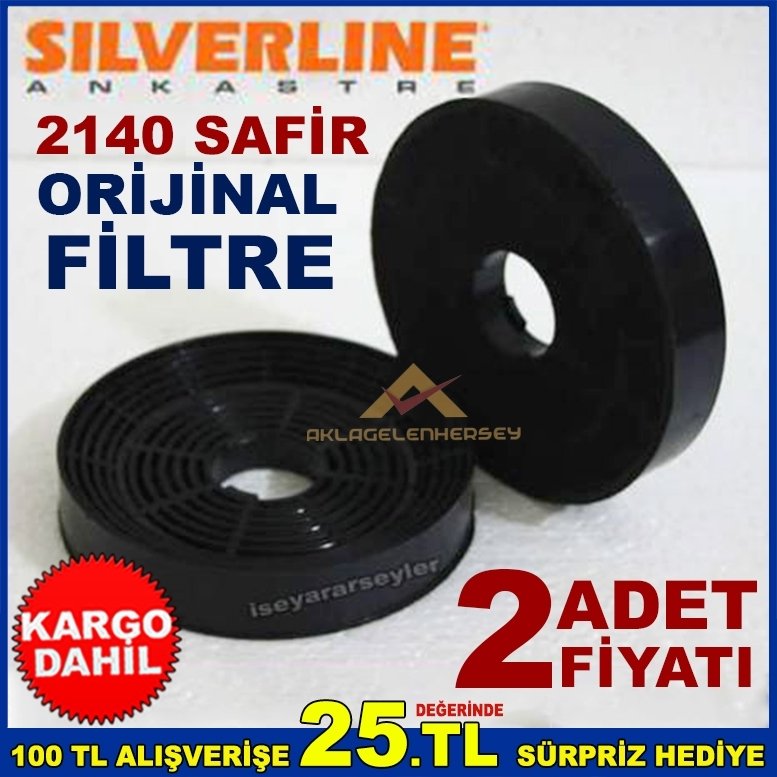 SILVERLINE 2140 SAFİR ANKASTRE DAVLUMBAZ FİLTRESİ SILVERLINE