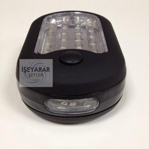 27 Ledli Mıknatıslı Çok Fonksiyonlu Pilli Fener