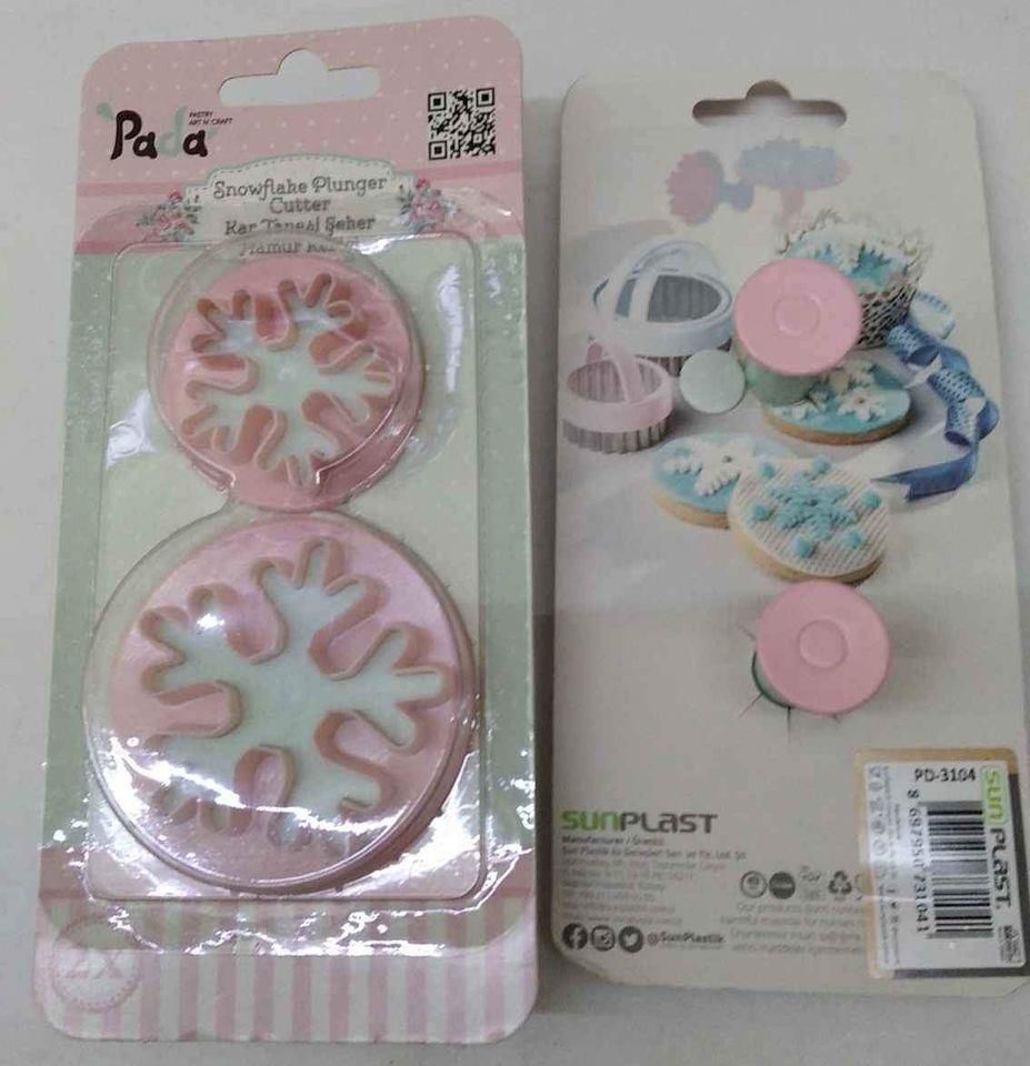 SUNPLAST Kar Tanesi Şeker Hamuru Kesici D-5