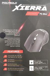 Polygold 3 Farklı DPI Seçeneği ile 6 Tuşlu Kablosuz Mouse 1600 DPI Özel Ele Tam Oturan Tasarım