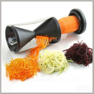 Spiral Slicer Rende Meyve Sebze Doğrayıcı Soyucu Paslanmaz Çelik Spiral Dilimleyici Jülyen Şekilli