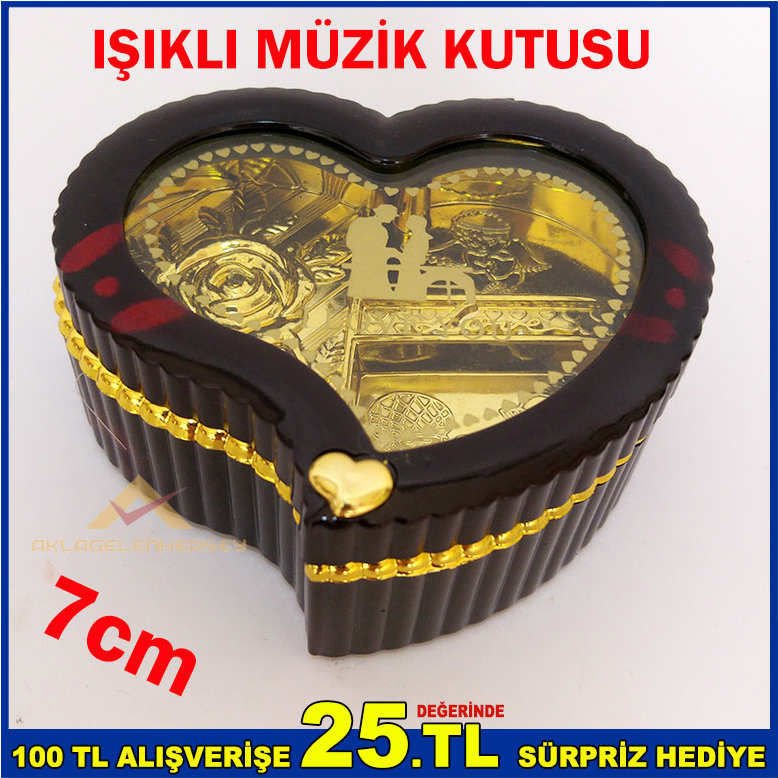 IŞIKLI ve MÜZİKLİ HEDİYELİK MÜZİK KUTUSU
