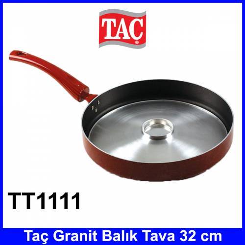 Taç TT1111 Kapaklı Granit Balık Tava 32 cm