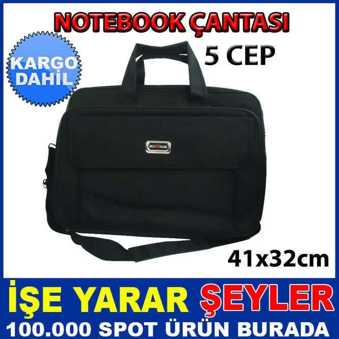 5 CEPLİ KULLANIŞLI ŞIK NOTEBOOK ÇANTASI KD