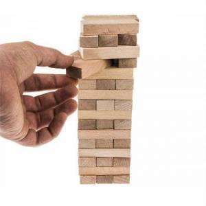 54 Parça Ahşap Numaralı Denge ve Beceri Oyunu (Jenga) Wiss Toy