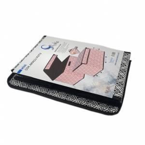 Silinebilir Kumaştan Çok Amaçlı Katlanır Mini Sepet 30x40x26 cm Kirli Çamaşır ile Oyuncak Sepeti