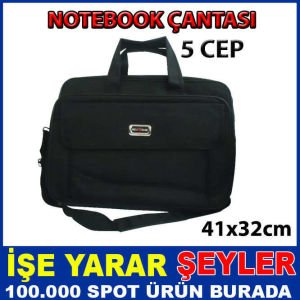 5 CEPLİ KULLANIŞLI ŞIK NOTEBOOK ÇANTASI