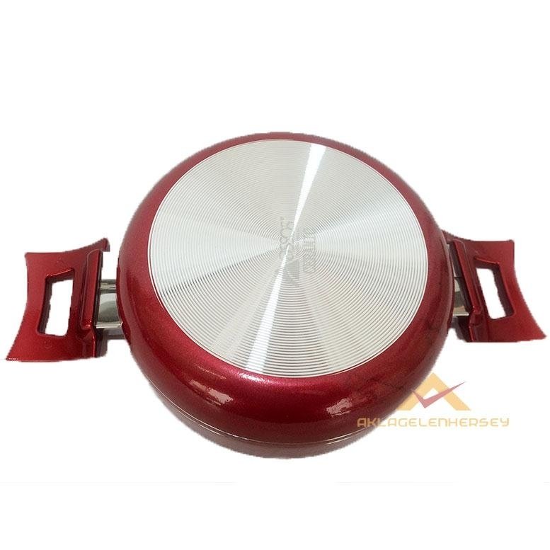 ASSOS SERAMİK 28cm DERİN YANMAZ YAPIŞMAZ TENCERE