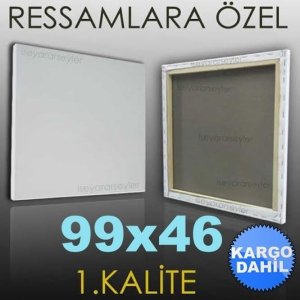 RESSAMLARA ÖZEL RESİM TUVALİ HAZIR TUAL 99x46 KD