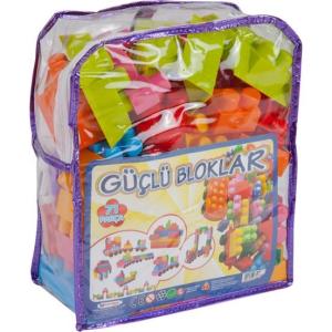 Sırt Çantalı Jumbo Boy Büyük Parçalı Lego Seti 71 Parça Yapı Blokları