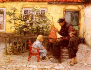 AHŞAP ÇERÇEVELİ CANVAS TABLO RESSAMLAR1198 40x30