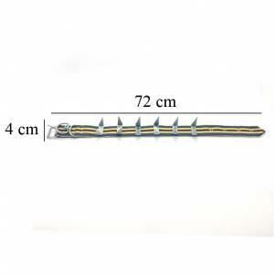 Çift Kat Dokuma U Tipi Çift Çivili Köpek Kangal Tasması 72 cm Kurt Boyun Tasmalığı