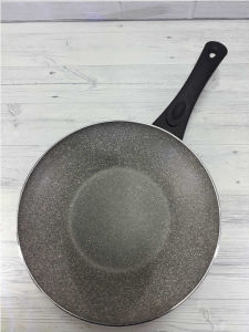 Granit Vog tava,28cm alüminyum üzeri granit kaplı wok tava - Hesapyolu.com