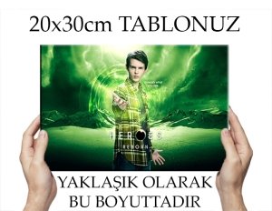 HEROES REBORN POSTER 7 değişen ölçü ORİJİNAL KANVAS TABLO