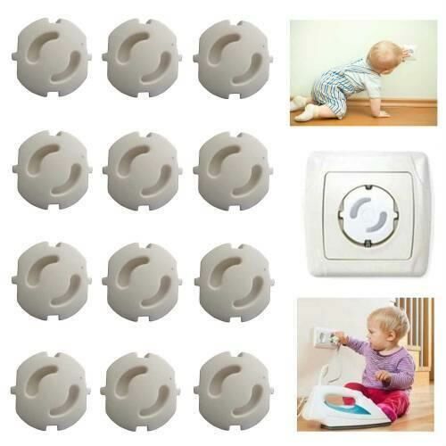 12 adet Priz Kapağı Bebek Güvenlik Ürünü Priz Kapatıcı %100 Emniyetli Çocukları Koruyucu Priz Kilidi