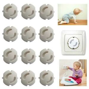 12 adet Priz Kapağı Bebek Güvenlik Ürünü Priz Kapatıcı %100 Emniyetli Çocukları Koruyucu Priz Kilidi