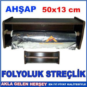 50x13 cm BOYUTUNDA AHŞAP FOLYOLUK VE STREÇLİK