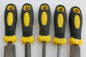 FİBER SAPLI PROFESYONEL 5'Lİ ÇELİK EĞE SETİ