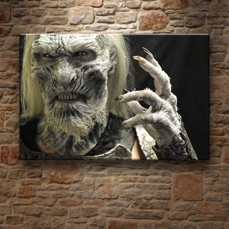 G.of.T.-WHITE WALKER 7 değişen ölçü ORİJİNAL KANVAS TABLO