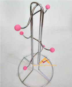 PASLANMAZ ÇELİK 6 KANCA KROM FİNCAN KUPA ASKISI