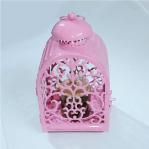 Büyük Motifli Ferforje Metal Mumluk - Tea Light Mumluk - Kafes Mumluk - Dekoratif Mumluk - Şamdan