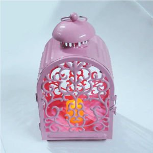 Büyük Motifli Ferforje Metal Mumluk - Tea Light Mumluk - Kafes Mumluk - Dekoratif Mumluk - Şamdan