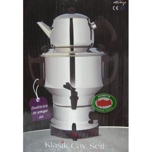 ELEKTRİKLİ ÇELİK SEMAVER SET TERMOSTAT KONTROLLÜ