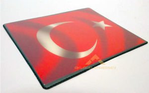 KAYMAZ ALT YÜZEYLİ TÜRK BAYRAĞI DESENLİ MOUSEPAD