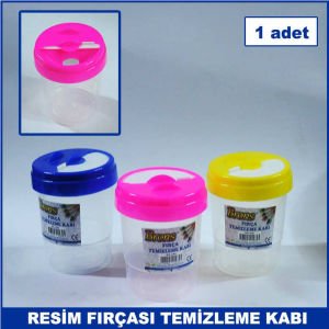Resim Yapan Kişilere Özel Resim Fırçası Temizleme Kabı - Tüm Ressamların Vazgeçilmezi