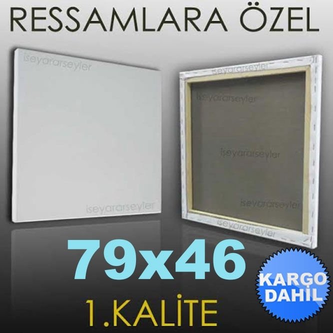 RESSAMLARA ÖZEL RESİM TUVALİ HAZIR TUAL 79x46 KD