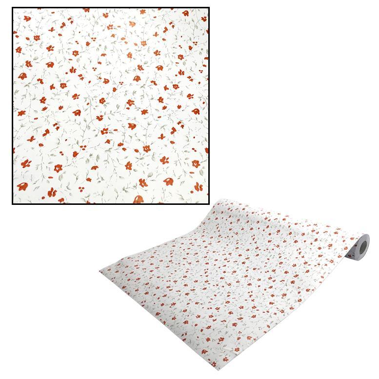 45x100 cm Çiçek Desenli Mobilya Dolap Kaplama PVC Folyo Kod-5513 Yapışkanlı Dekoratif Folyo