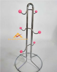 PASLANMAZ ÇELİK 6 KANCA KROM FİNCAN KUPA ASKISI