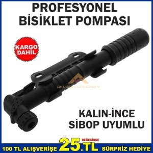 PROFESYONEL MANDALLI MİNİ BİSİKLET EL POMPASI