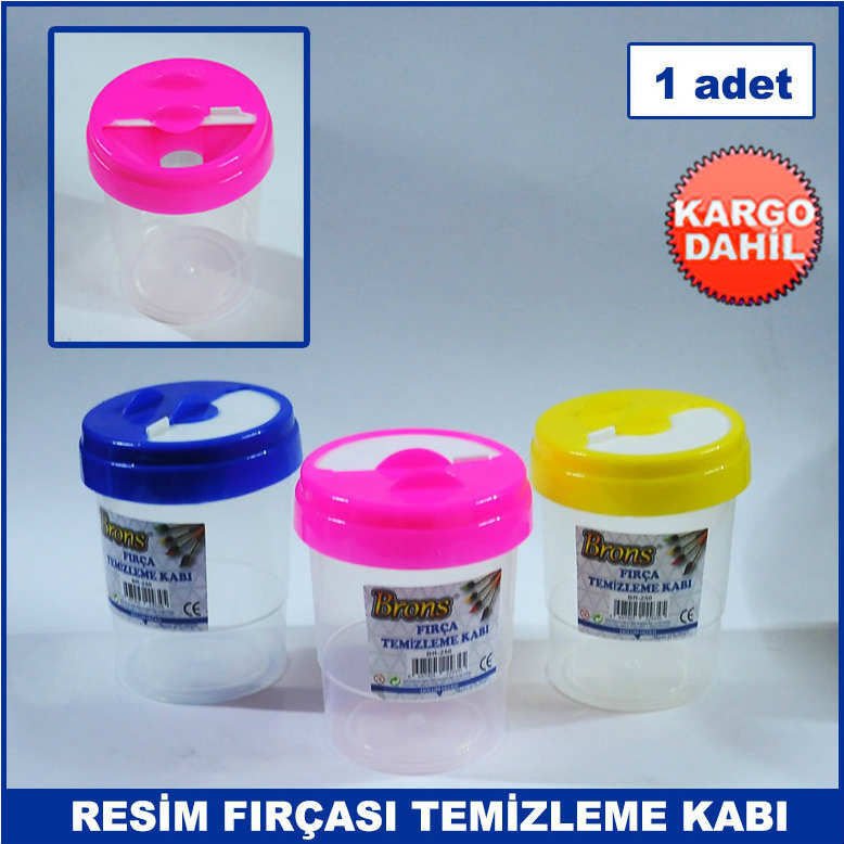 Resim Yapan Kişilere Özel Resim Fırçası Temizleme Kabı - Tüm Ressamların Vazgeçilmezi