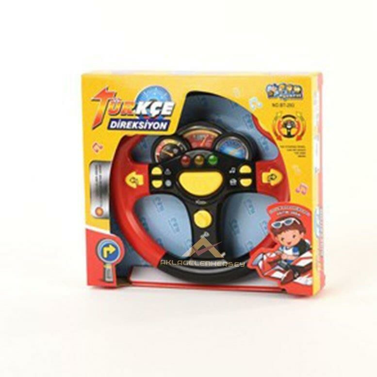 Türkçe Konuşan Işıklı Müzikli Direksiyon Korna Çalar Çok Amaçlı Araba Kullanma Deneyimi Verir