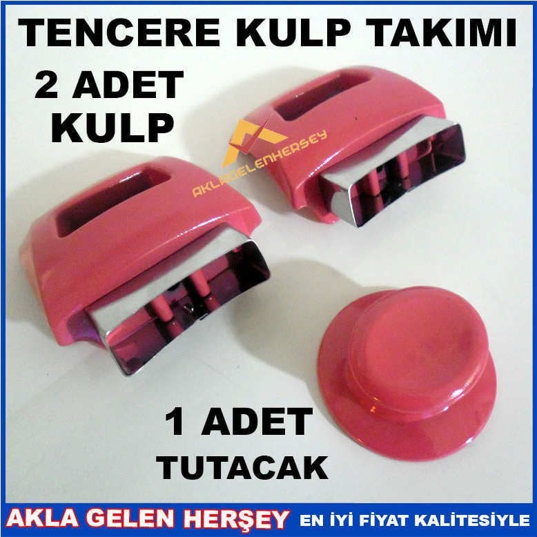 MERCAN RENKLİ TENCERE KULP TAKIMI KAPAK TUTACAĞI -2