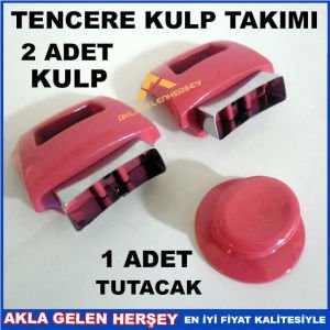 MERCAN RENKLİ TENCERE KULP TAKIMI KAPAK TUTACAĞI -2