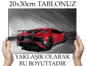 YÜKSEK TORKLU ARABA 6 değişen ölçü ORİJİNAL KANVAS TABLO