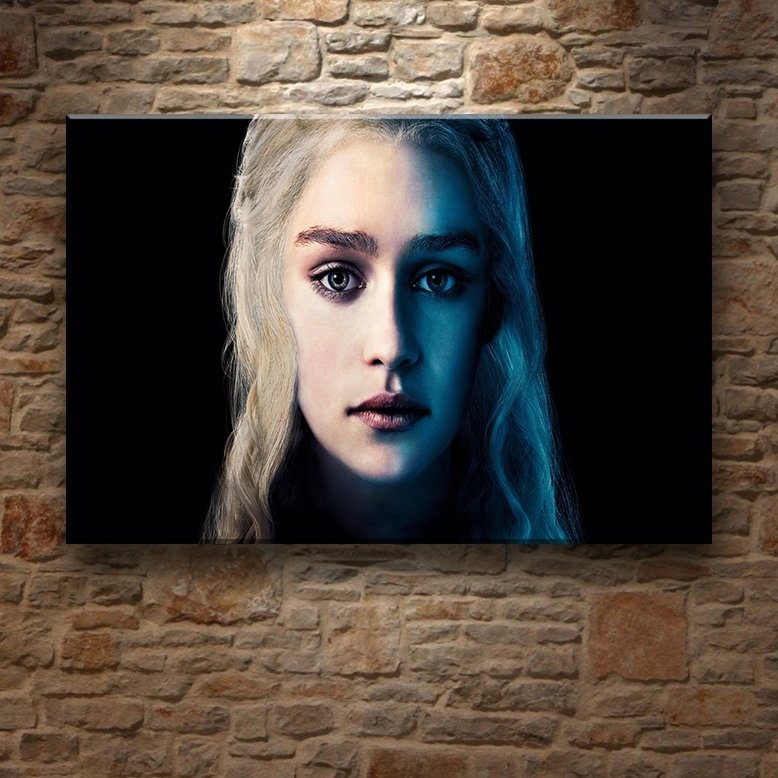 G.of.T.-KHALEESİ 7 değişen ölçü ORİJİNAL KANVAS TABLO