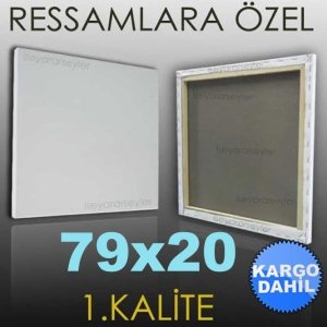 RESSAMLARA ÖZEL RESİM TUVALİ HAZIR TUAL 79x20 KD
