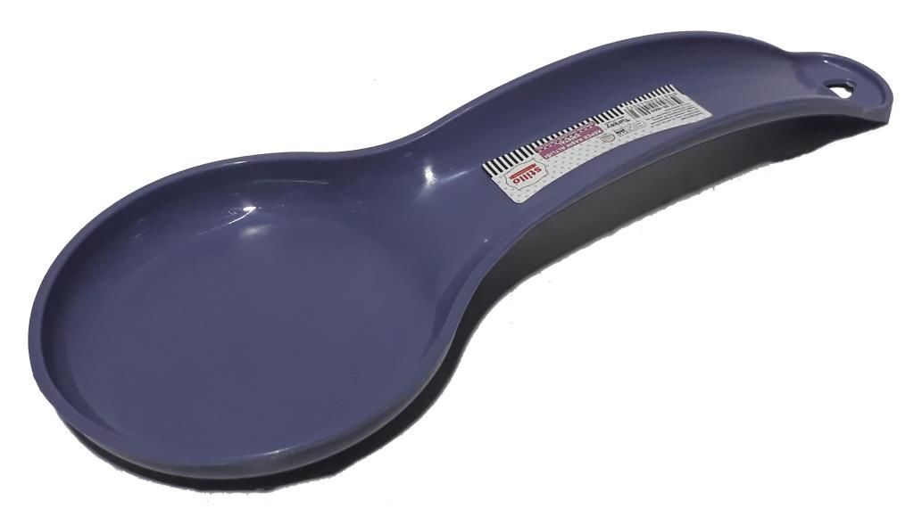 Stillo 27cm Uzunlukta Mor Renkte Plastik Kaşık Kepçe Altlığı     Kaliteli Plastikten Üretilmiştir