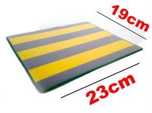 KAYMAZ ALT YÜZEY SARI LACİVERT DESENLİ MOUSEPAD
