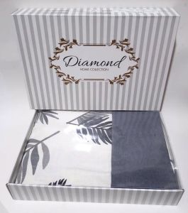 Yakamoz Desen 4 Parça Çift Kişilik Baskılı Pike Takımı Ultra Lüks Pamuklu umaş USA İhrac Ürünü