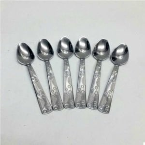 6 Adet Sunset Model Paslanmaz Çelik Rostfrei Çay Kaşığı Seti