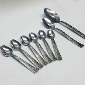 6 Adet Sunset Model Paslanmaz Çelik Rostfrei Çay Kaşığı Seti