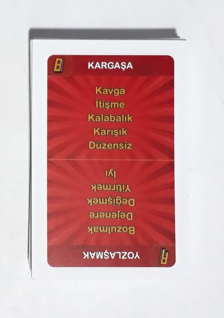 Anlat Lütfen Oyun Kartları 55 Kartlı Her Kartta 4 Kelimeli Tabu Hayal Gücünü Kullan Kelimeni Anlat
