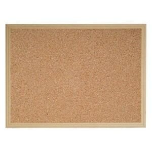 Büyük Boy Mantar Pano 60adet Raptiye Hediye 90x60cm Duvara Montaj